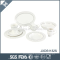 Round porcelain dinner set, gold line or sliver rim design dinner set for 2015